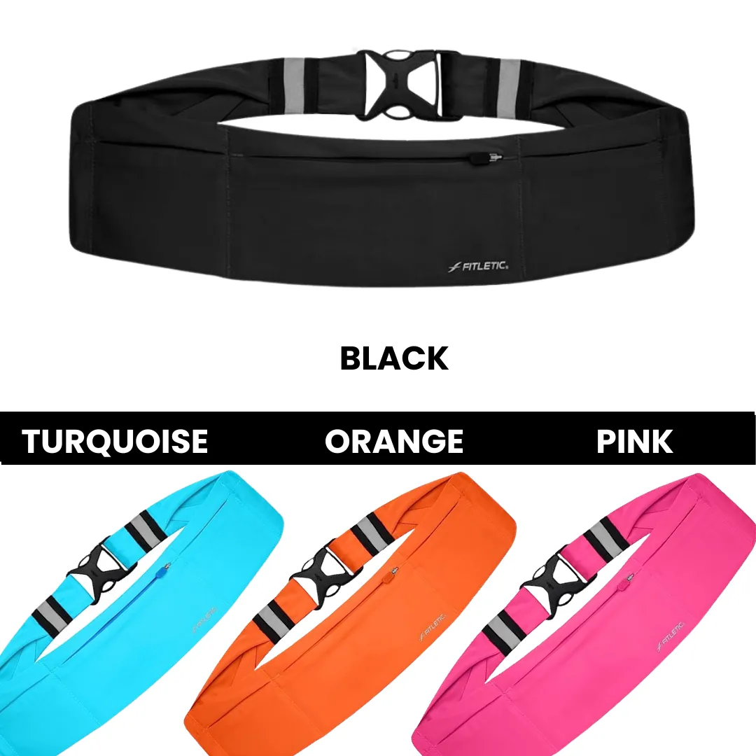 360 Running Storage Belt (Triple Pockets)