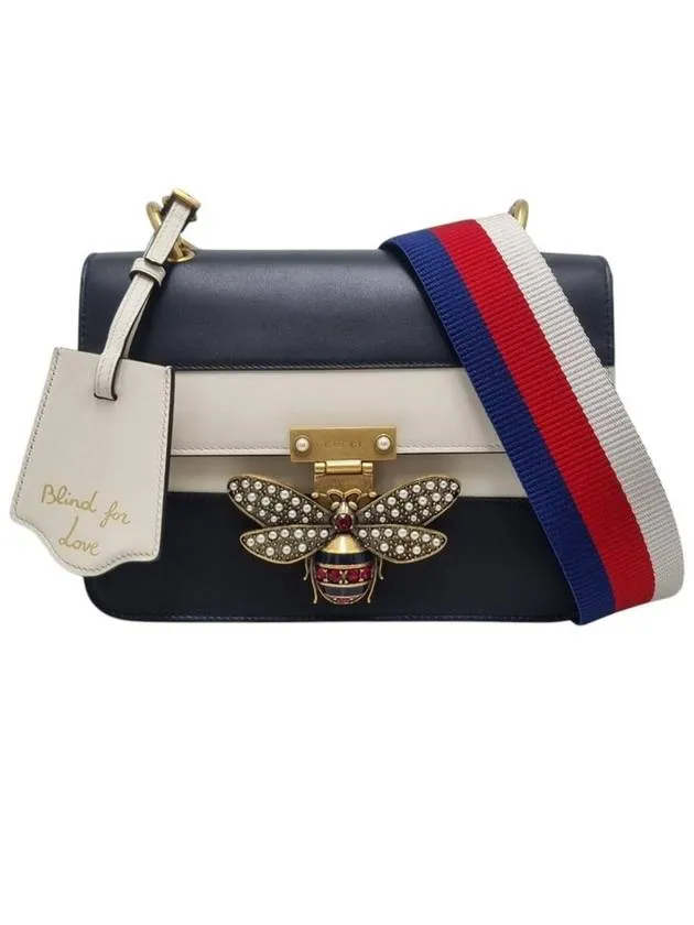 476542 Queen Margaret black white shoulder bag