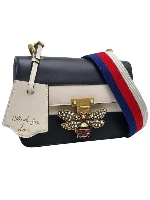 476542 Queen Margaret black white shoulder bag