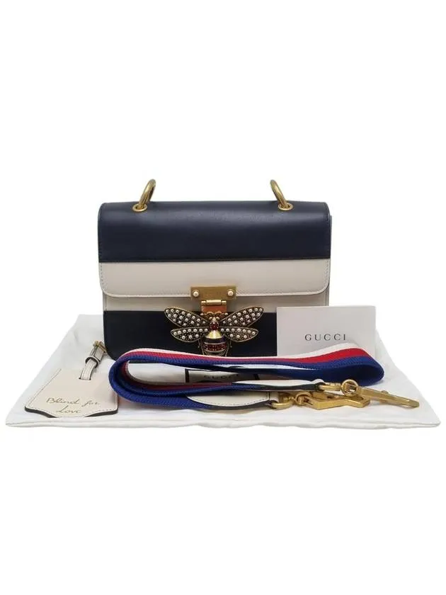476542 Queen Margaret black white shoulder bag