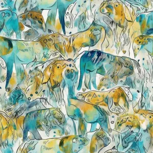 Abstracted Wild Animal Print