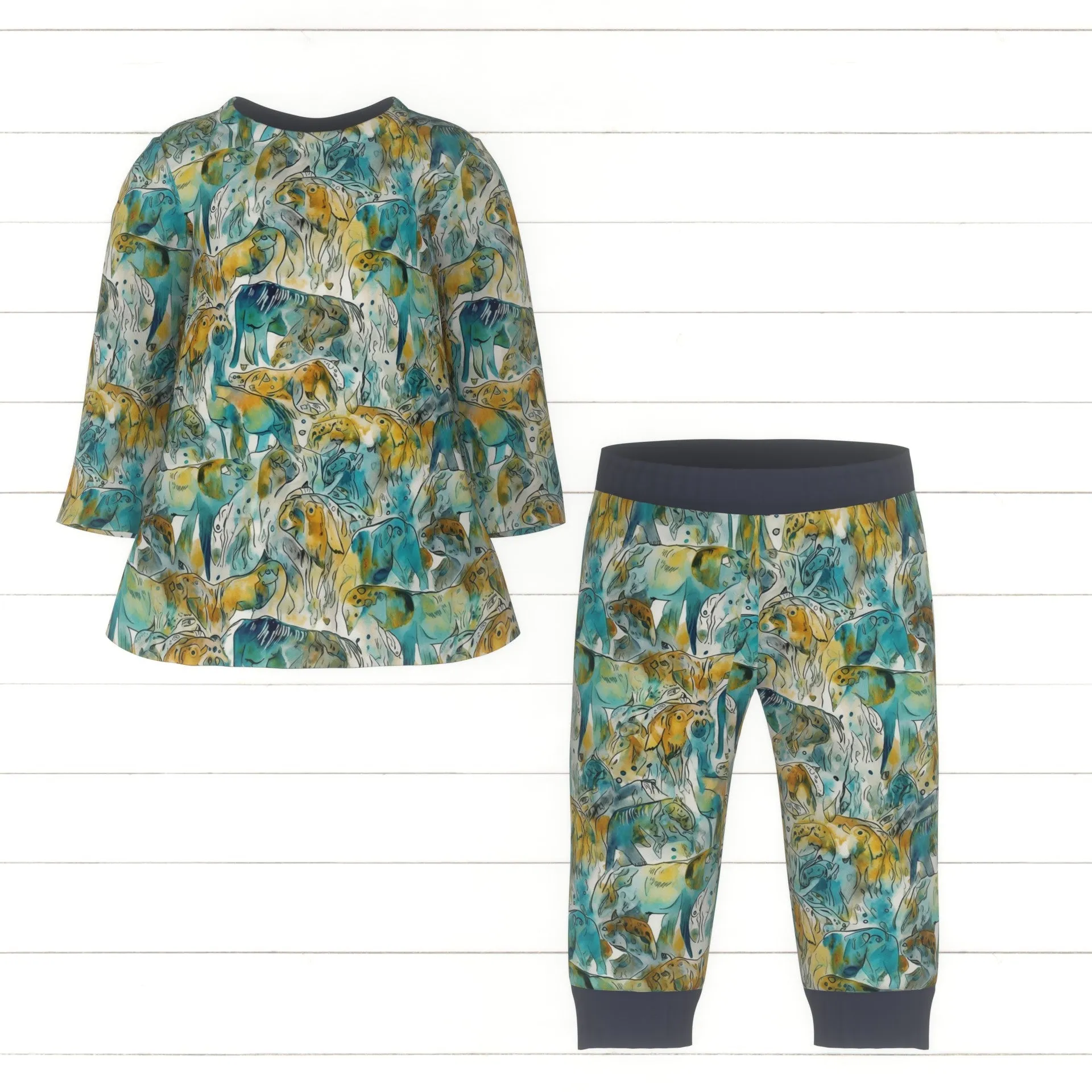 Abstracted Wild Animal Print