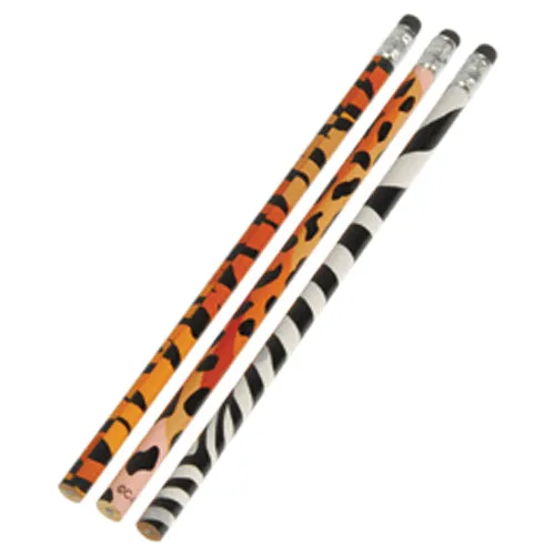 Animal Print Designer Pencils (One Dozen)