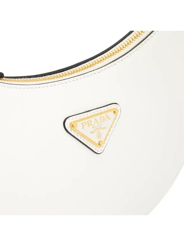 Arque Leather Shoulder Bag White