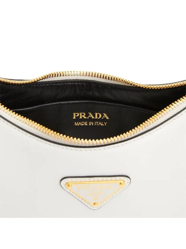 Arque Leather Shoulder Bag White