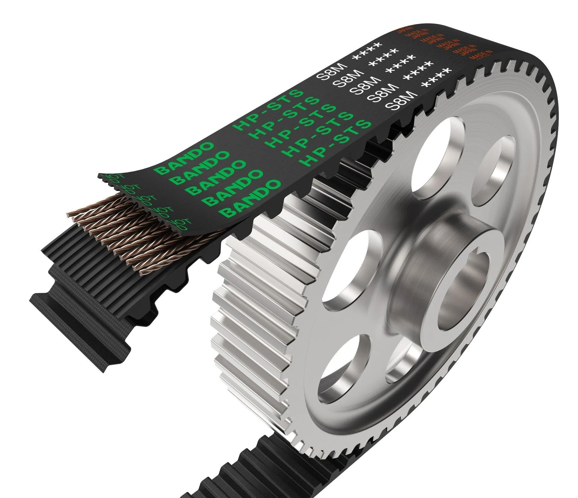 BANDO STD Timing Belts - S8M 1536 40mm Wide
