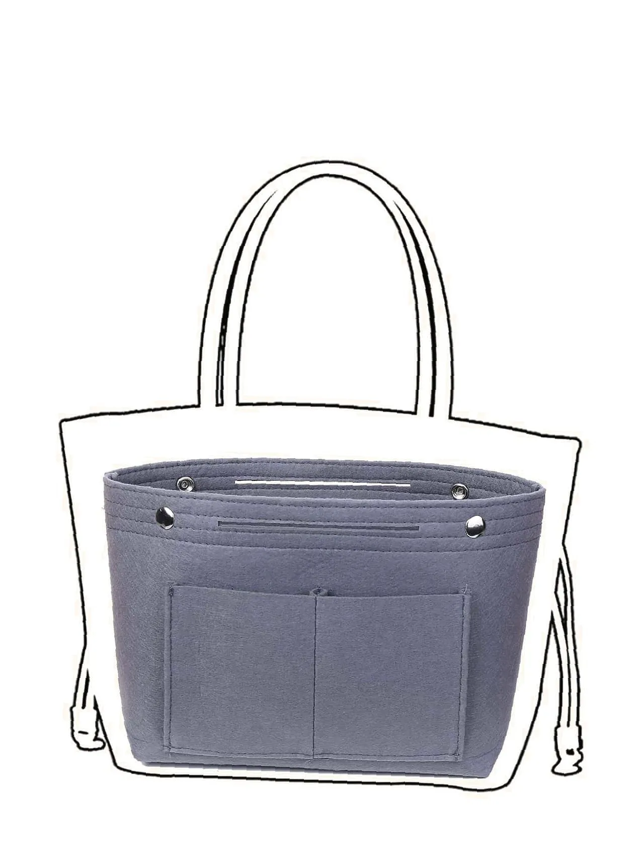 binfenxie - Minimalist Bag Insert  - Women Tote Bags