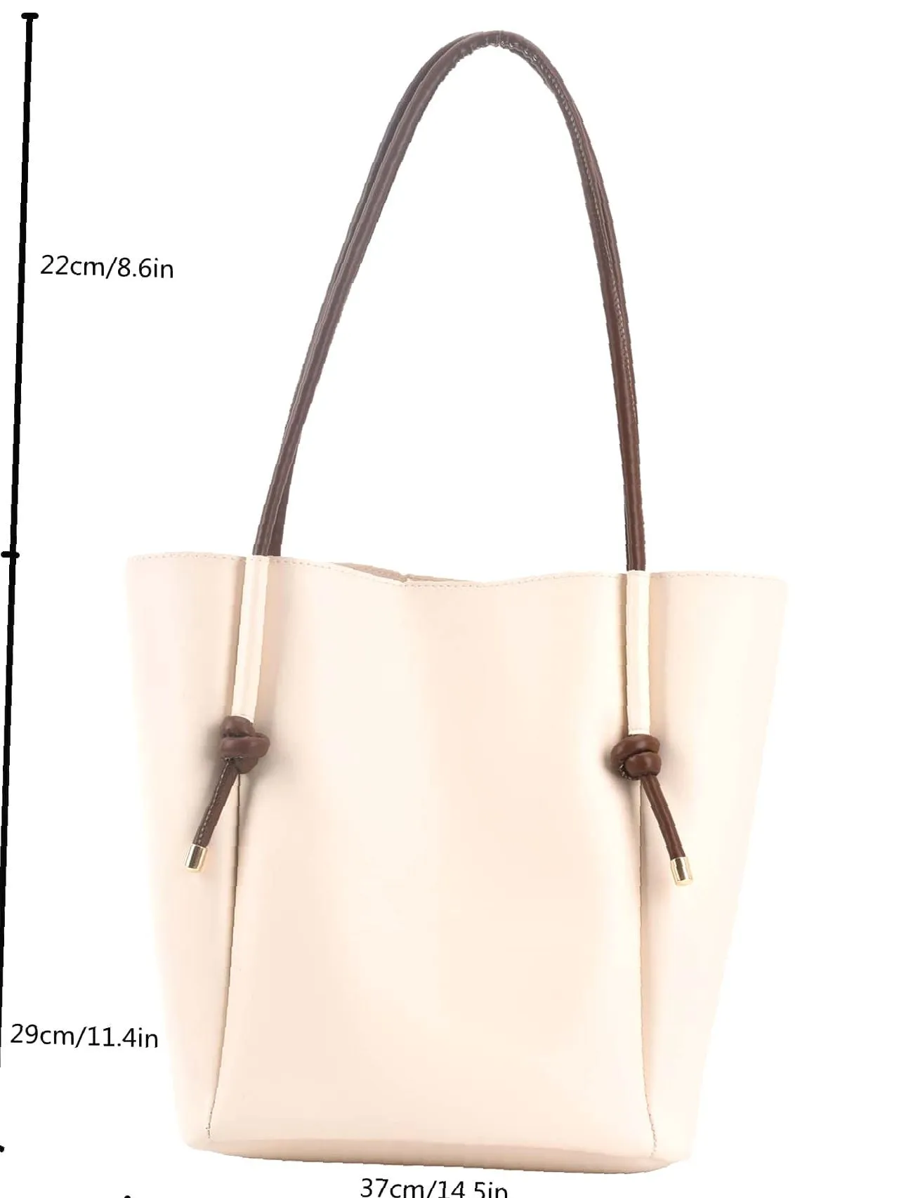 binfenxie - Minimalist Knot Decor Tote Bag  - Women Tote Bags