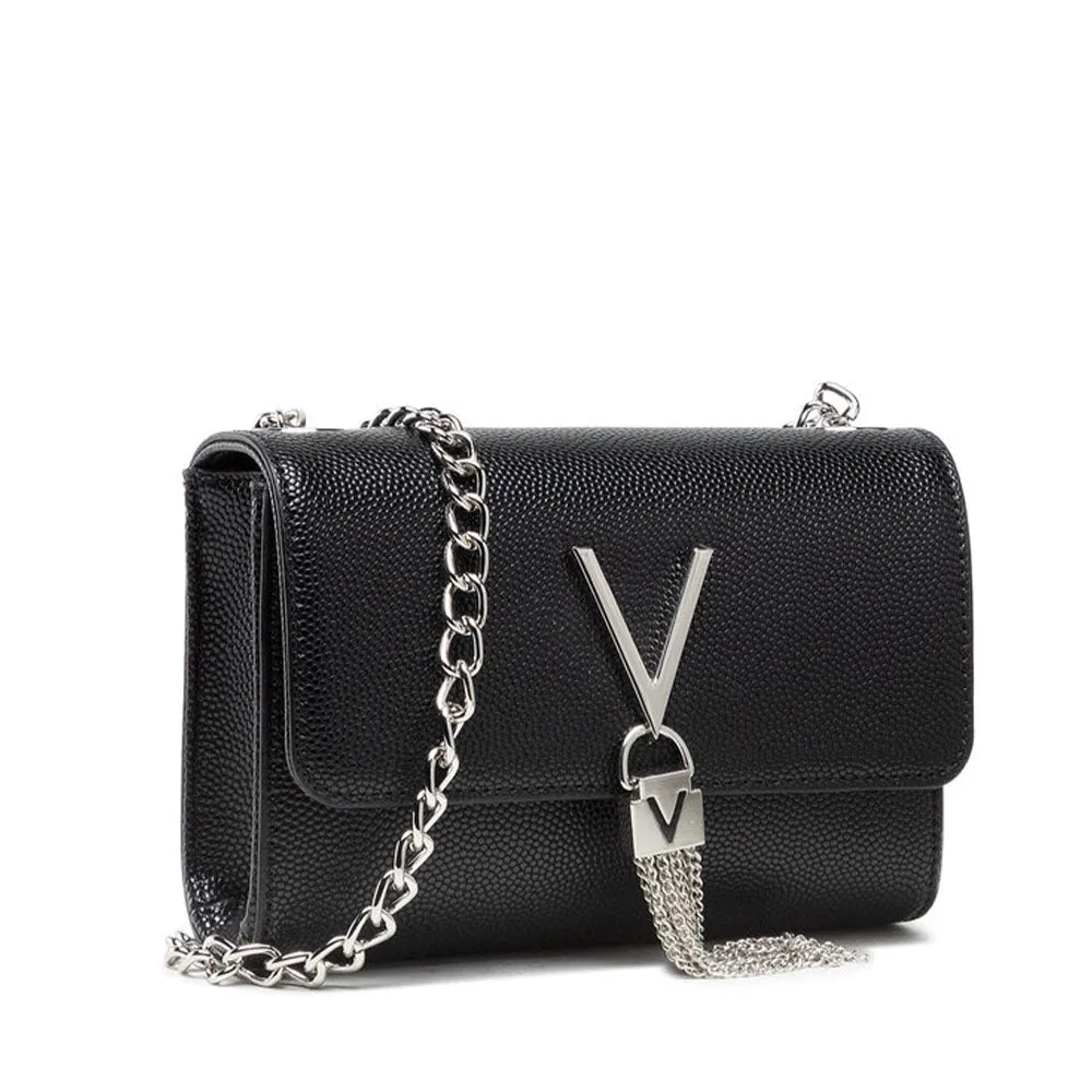 Borsa Donna a Tracolla VALENTINO BAGS linea Divina Colore Nero - VBS1R403G