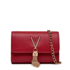 Borsa Donna a Tracolla VALENTINO BAGS linea Divina Colore Rosso Scuro - VBS1R403G
