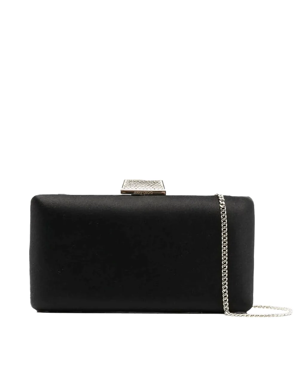 Clemmie Satin Bag in Black