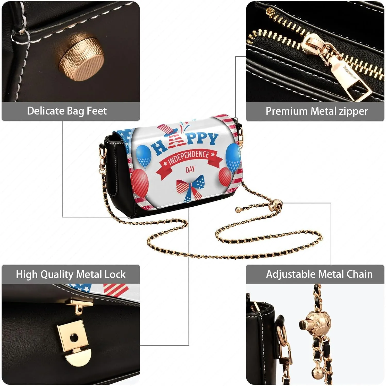 Crossbody Bags for Women Trendy Women's Black Shoulder Bag Small PU Leather Flap Cross Body Bag Handbags
