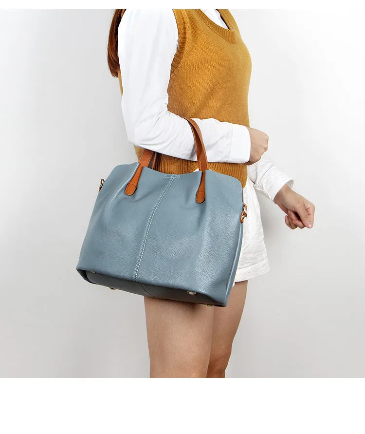 Genuine Cowhide Top Grain Leather Messenger Bag