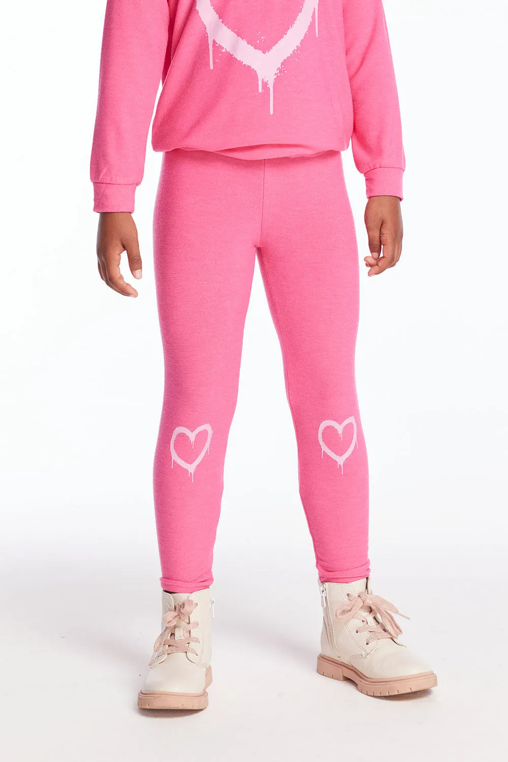 Graffiti Heart Girls Pants