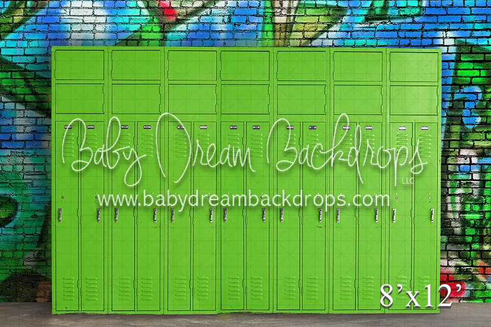 Green Street Graffiti Green Lockers (VR)