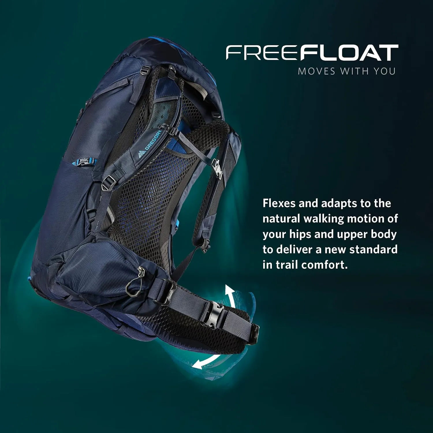 Gregory Jade 53L Women's Day Hiking Backpack, Ventilated Backpanel, Built-In Hydration Attachment for Bladder (Reservoir Not Included), Extra Small/Small, Moab Orange