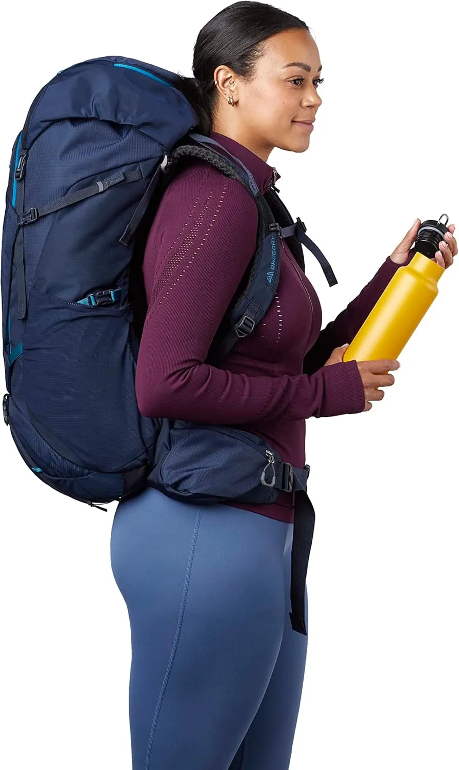 Gregory Jade 53L Women's Day Hiking Backpack, Ventilated Backpanel, Built-In Hydration Attachment for Bladder (Reservoir Not Included), Extra Small/Small, Moab Orange