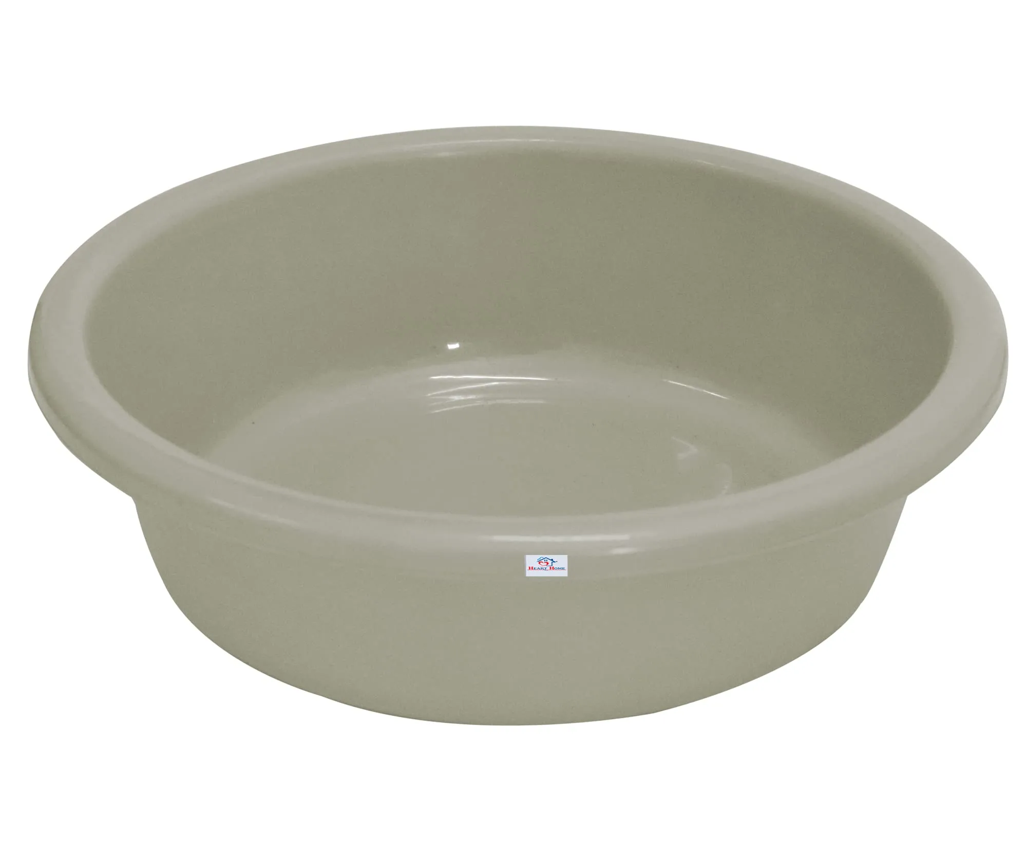 Heart Home Multiuses Plastic Knead Dough Basket/Basin Bowl For Home & Kitchen 6 Ltr (Grey) 52HH3824