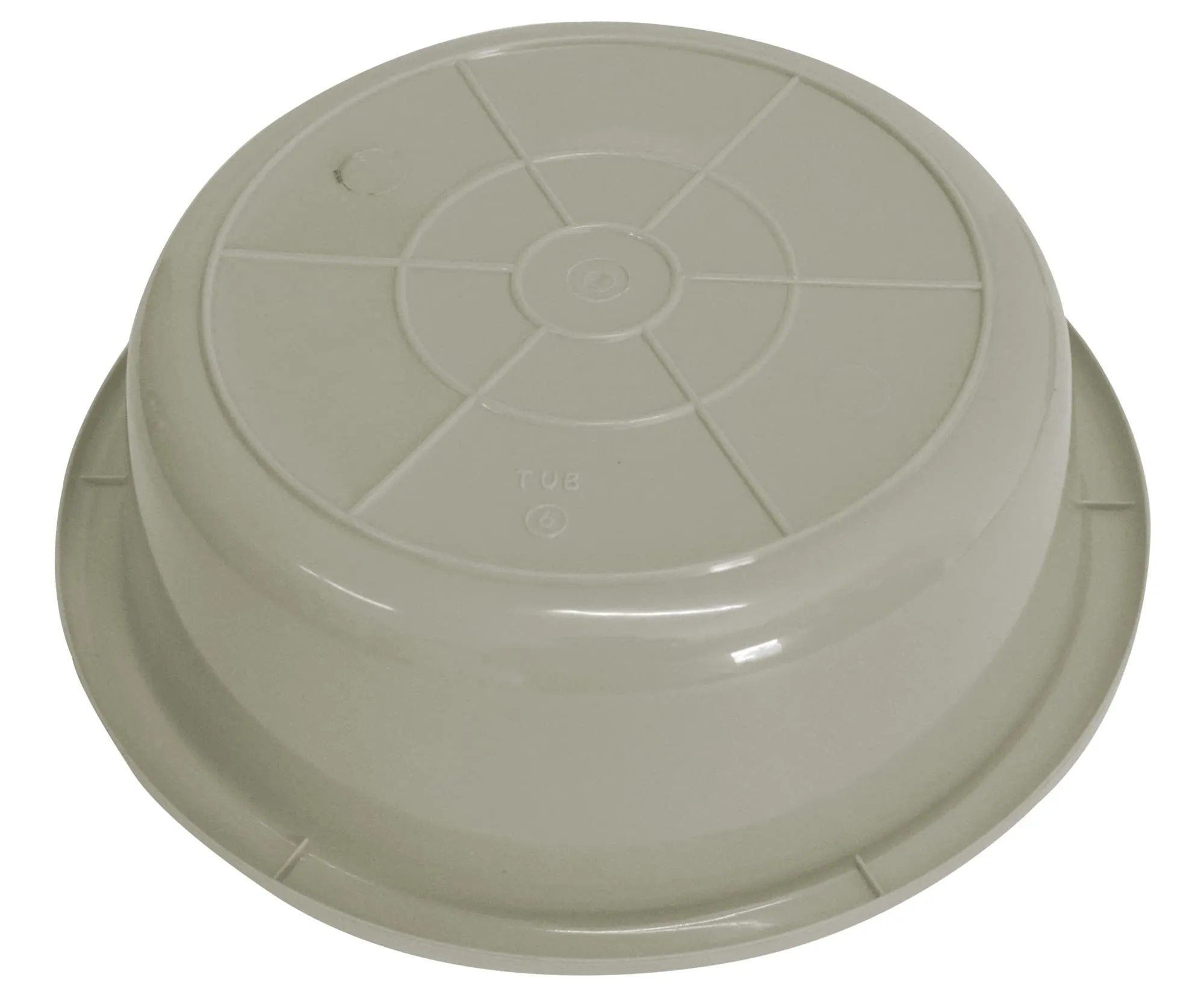 Heart Home Multiuses Plastic Knead Dough Basket/Basin Bowl For Home & Kitchen 6 Ltr (Grey) 52HH3824