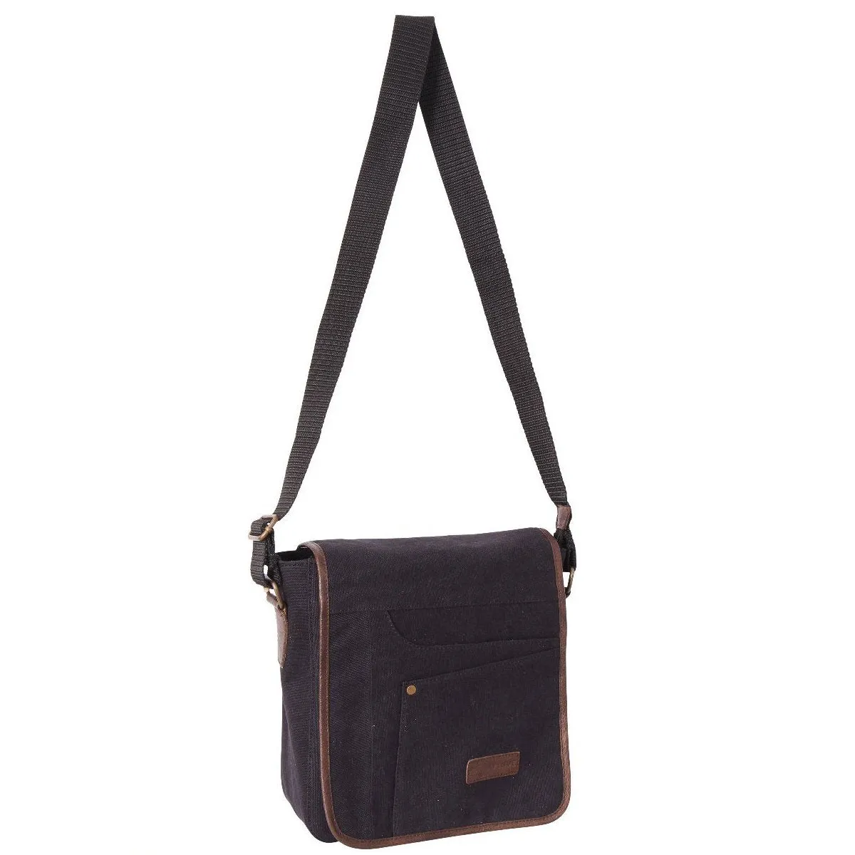 Hunter Canvas Messenger Black