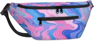 Irregular Texture Sling Bag Crossbody Backpack Chest Daypack for Women Sport Travel Hiking Casual Bag Multipurpose Waist Pack With Zipper Closure Adjustable Strap Shoulder Bag