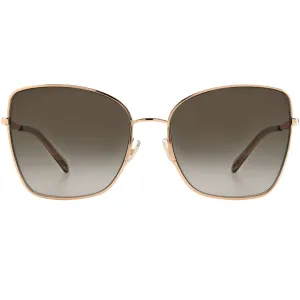 Jimmy Choo Alexis Ddb Ha Rose Gold Sunglasses