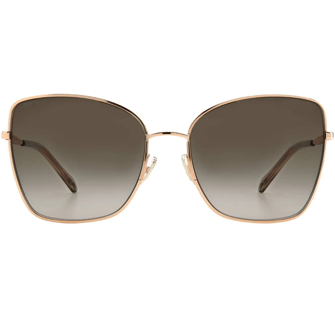 Jimmy Choo Alexis Ddb Ha Rose Gold Sunglasses