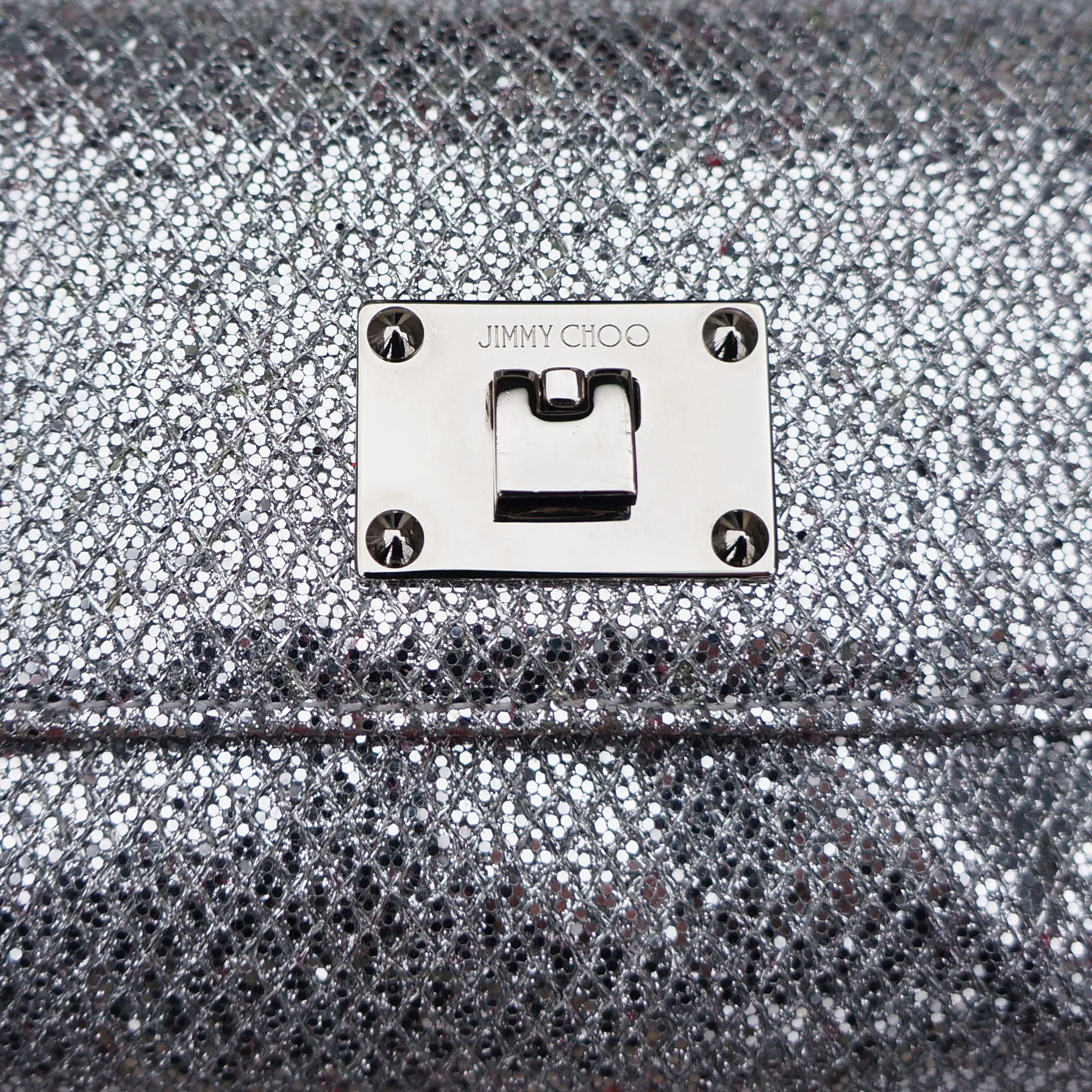 JIMMY CHOO RUBY GLITTER SHOULDER BAG