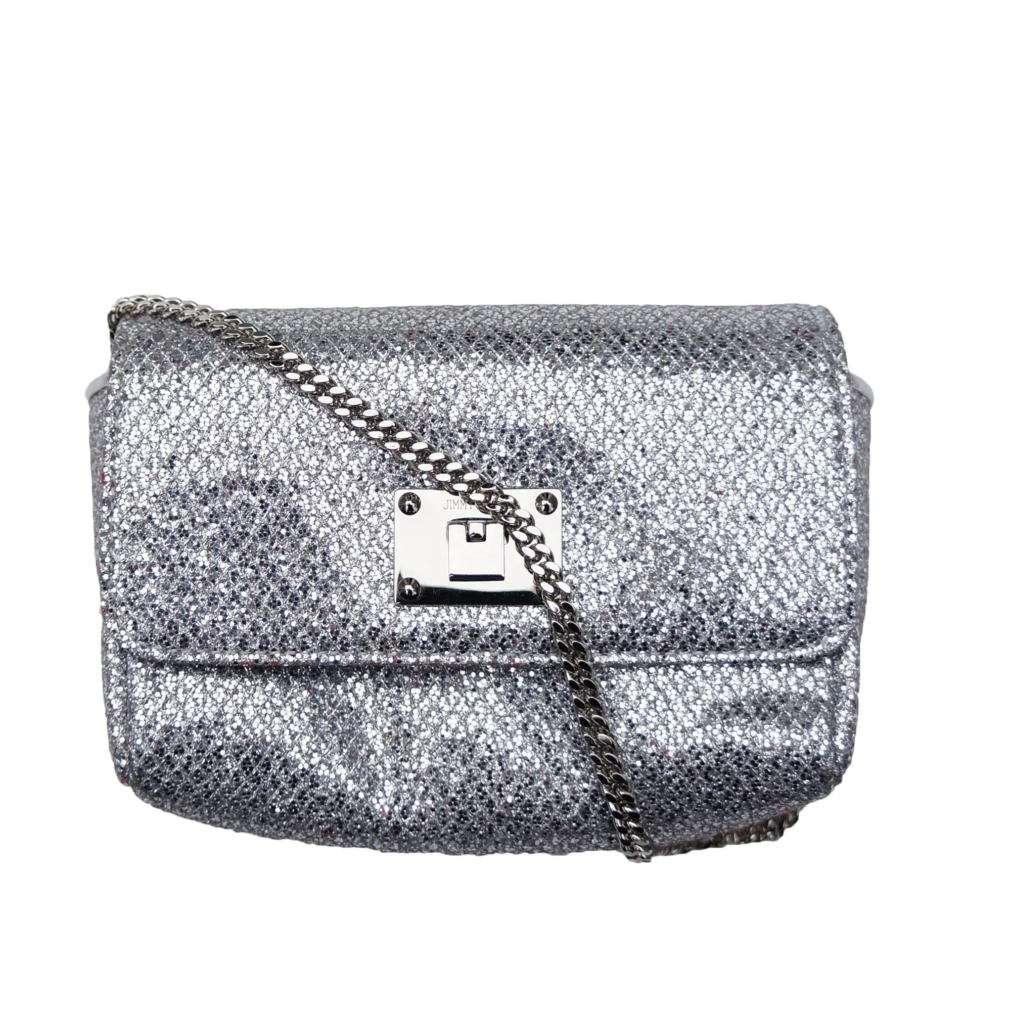 JIMMY CHOO RUBY GLITTER SHOULDER BAG
