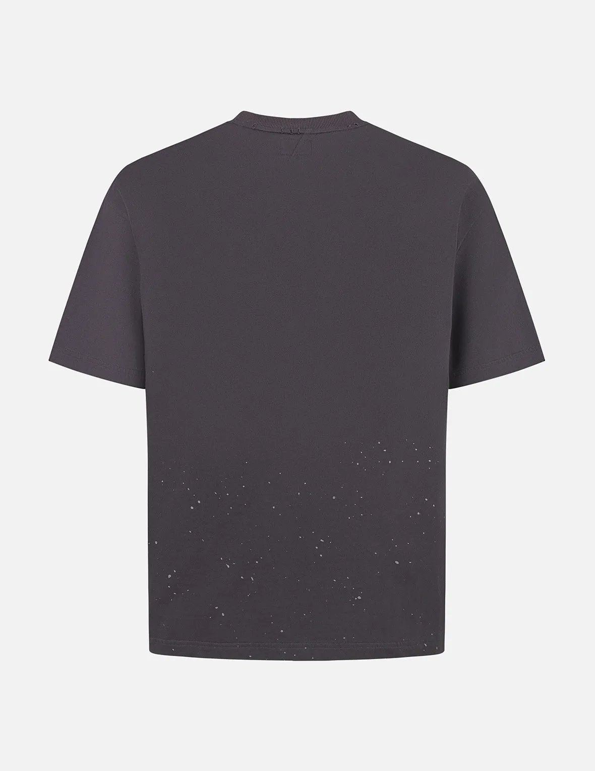 Logo and Seagull Print Relax Fit T-shirt