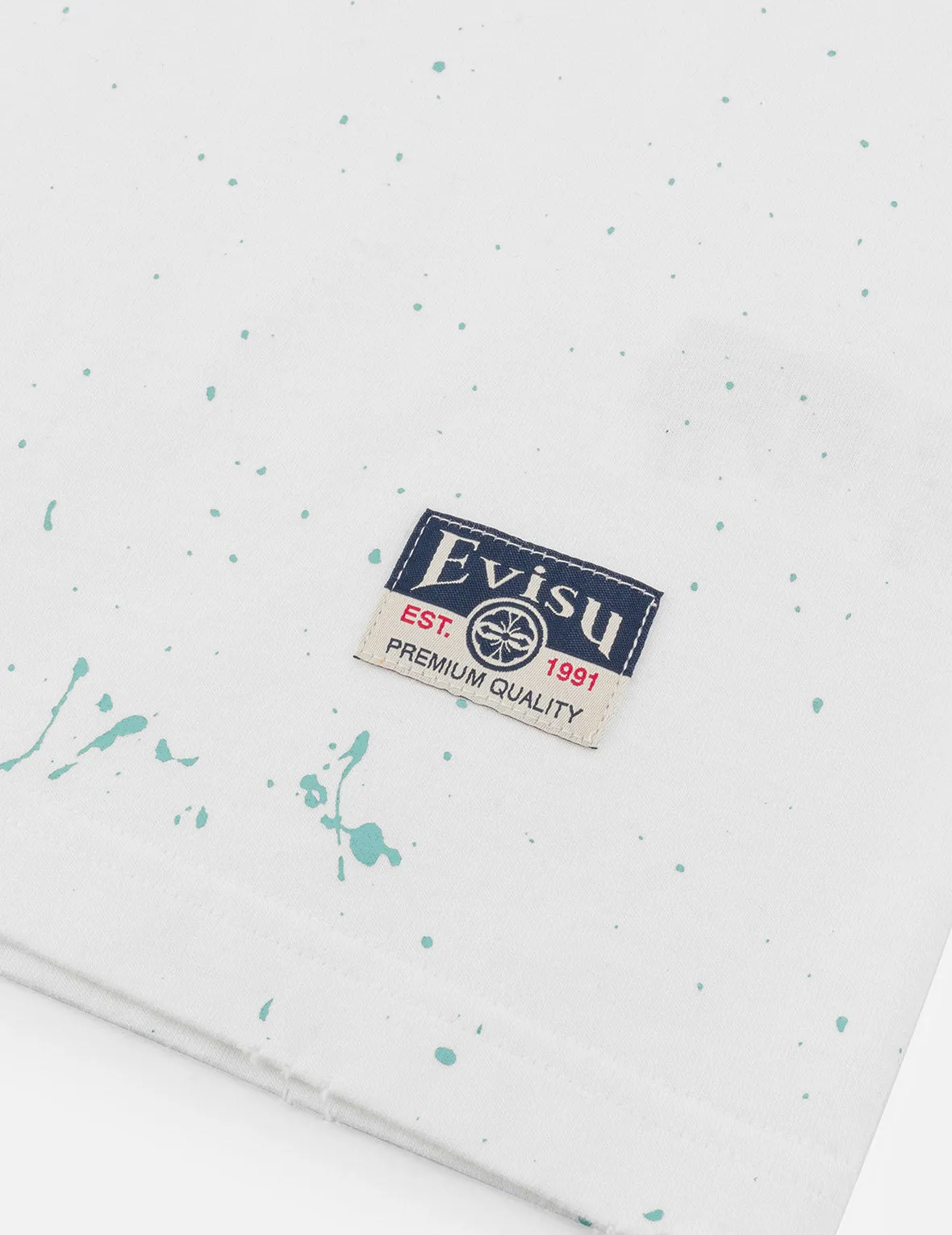 Logo and Seagull Print Relax Fit T-shirt