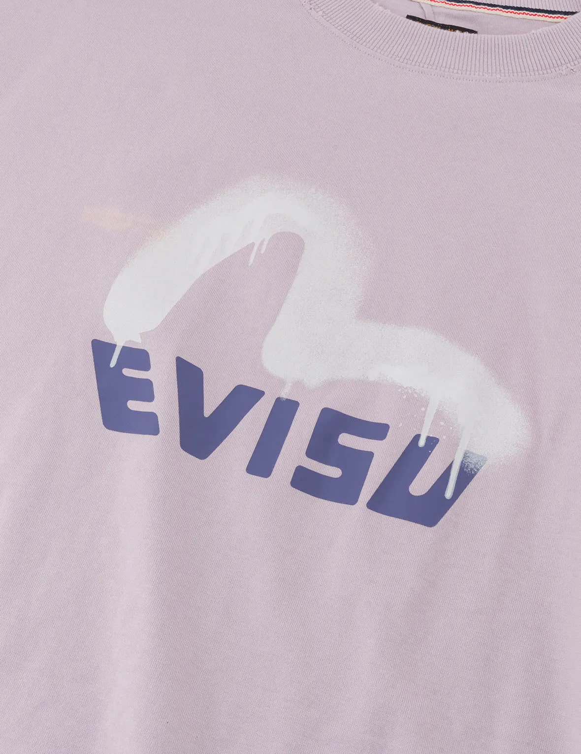 Logo and Seagull Print Relax Fit T-shirt