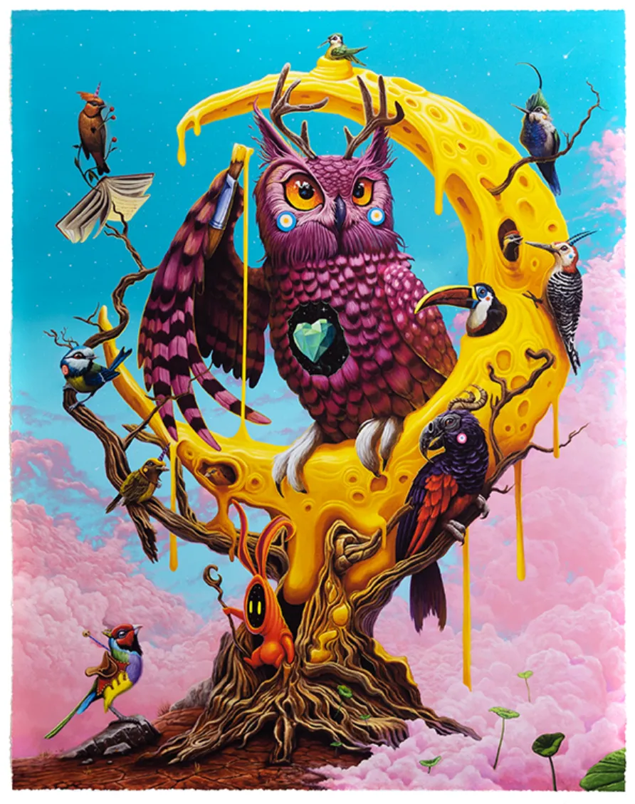 Luna Giclee Print by Dulk- Antonio Segura Donat