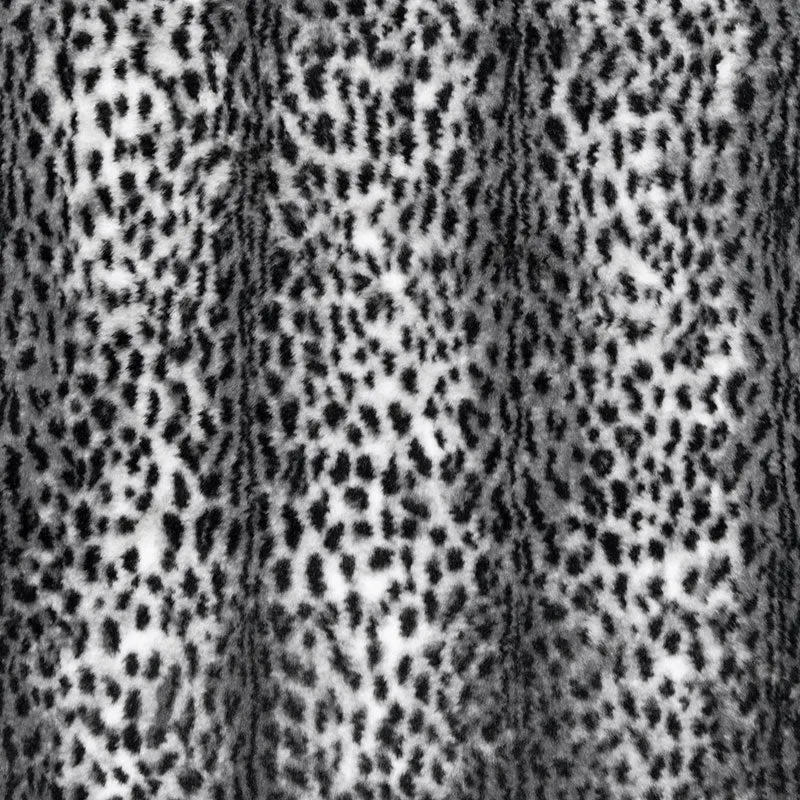 Luxe Cuddle® - Savanna Snow Black Yardage