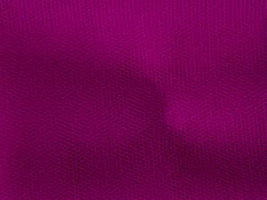 Magenta Plain Net Fabric