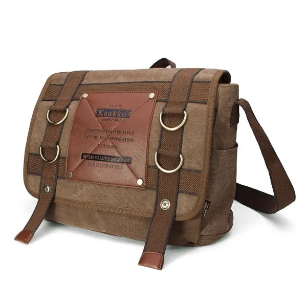 Men's Retro Style Canvas Travel Bag