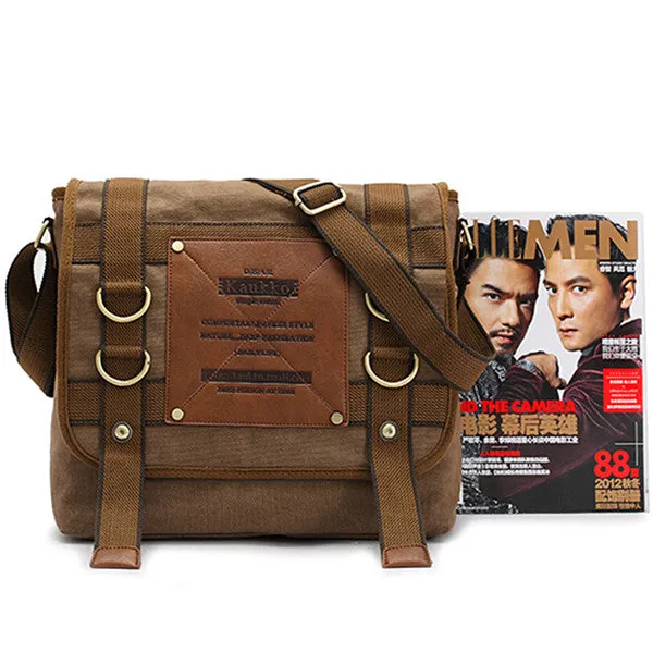 Men's Retro Style Canvas Travel Bag
