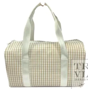 Mini Packer in Gingham Khaki | TRVL Design