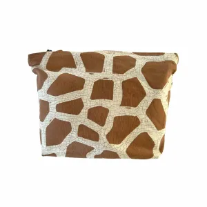 Mkupo Giraffe Print  Wash Bag