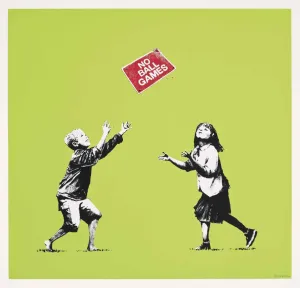 No Ball Games - Banksy