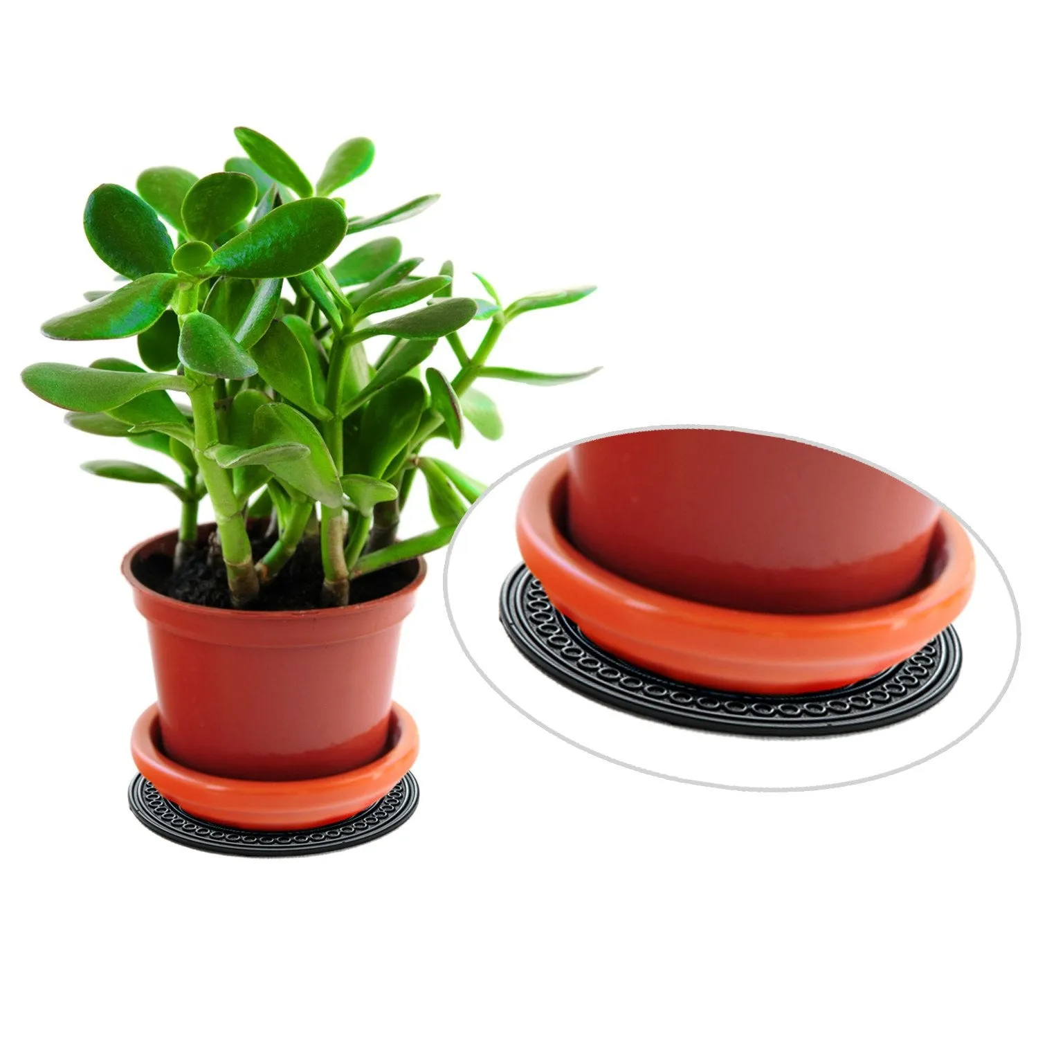 OnlyMat Heavy-duty Round Rubber Mat for Gas Cylinders - Indoor / Outdoor, Waterproof