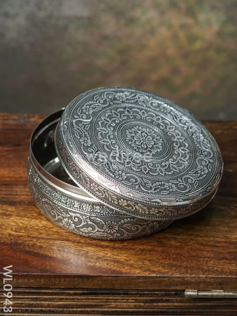 Oxidised Poori Box - WL0943