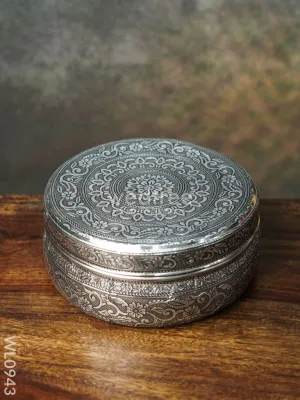 Oxidised Poori Box - WL0943