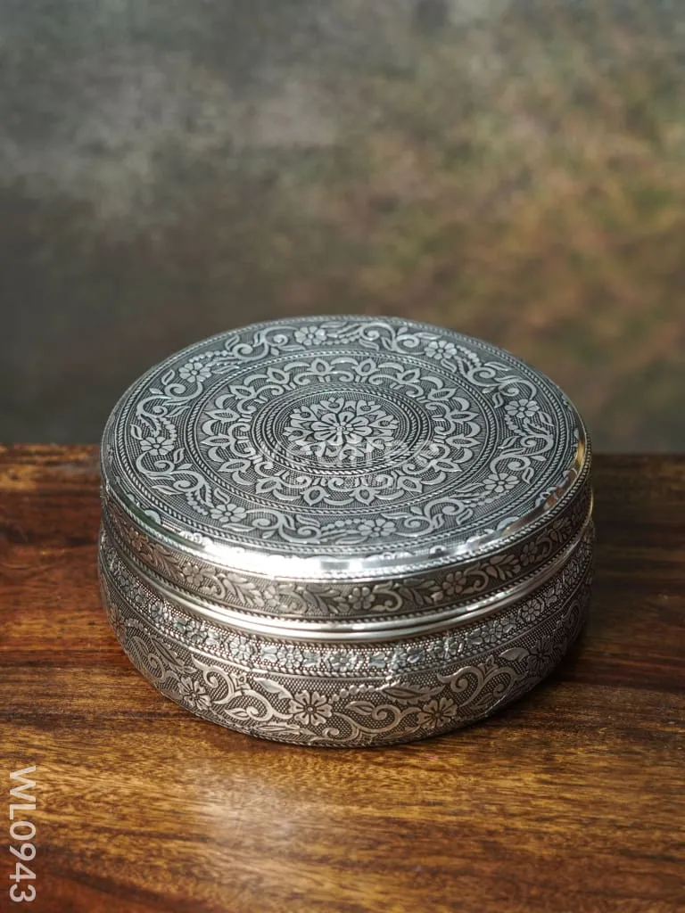 Oxidised Poori Box - WL0943