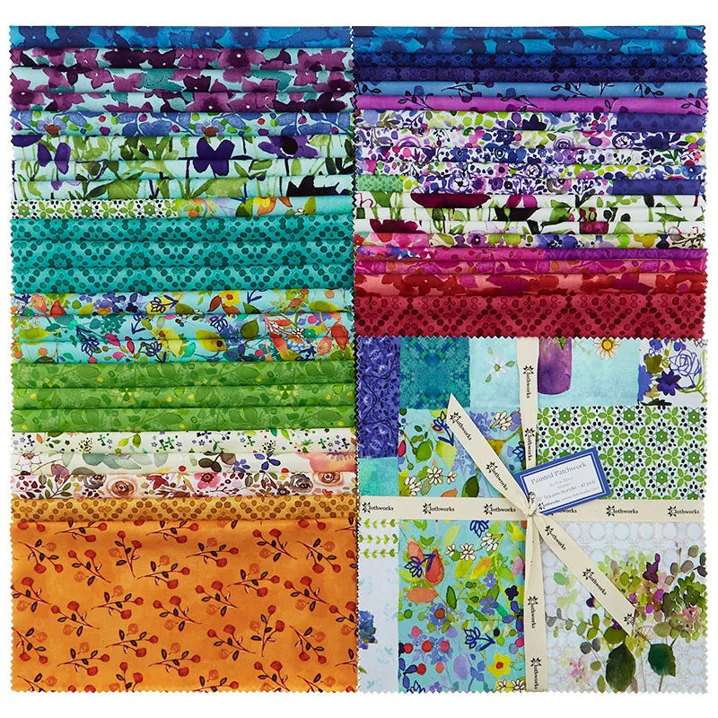 Painted Patchwork 10" Squares