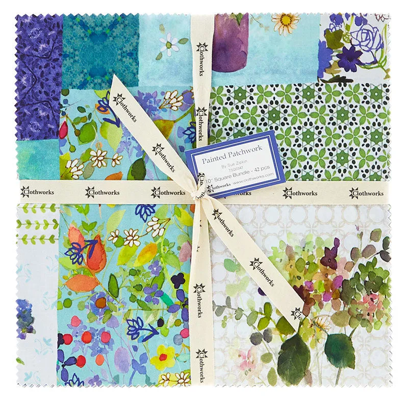 Painted Patchwork 10" Squares