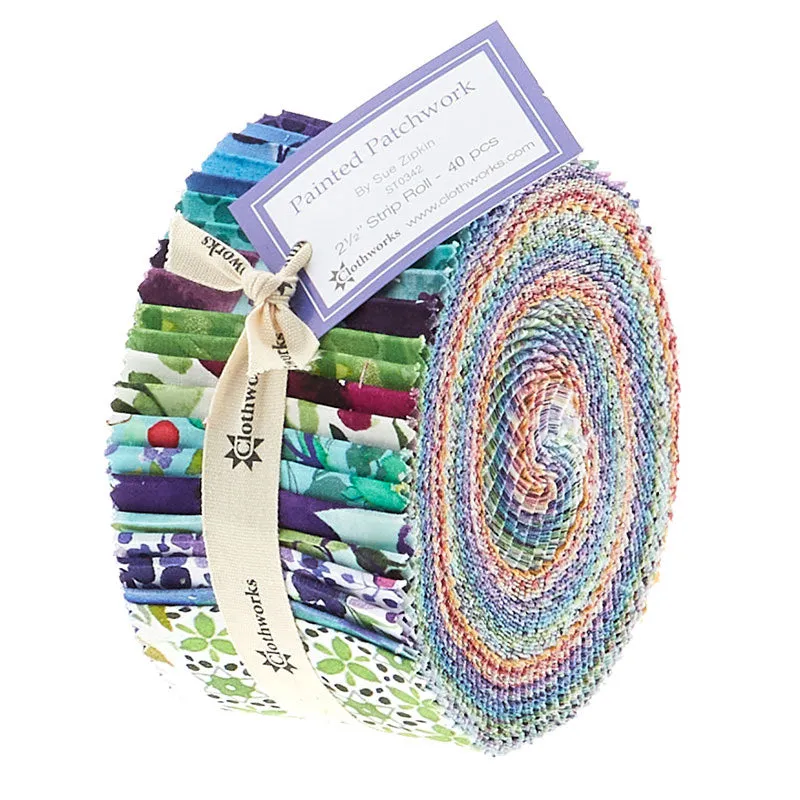 Painted Patchwork 2.5" Strips