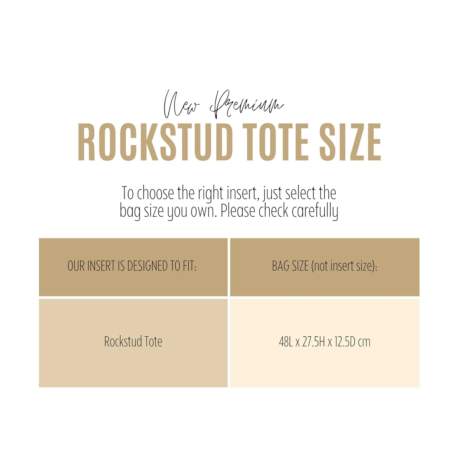 Purse Organizer for Valentino Rockstud Tote Organizer, Rockstud Tote Insert, Handmade 2mm Thick Felt Gold Zipper (For Rockstud Tote, Bubblegum)