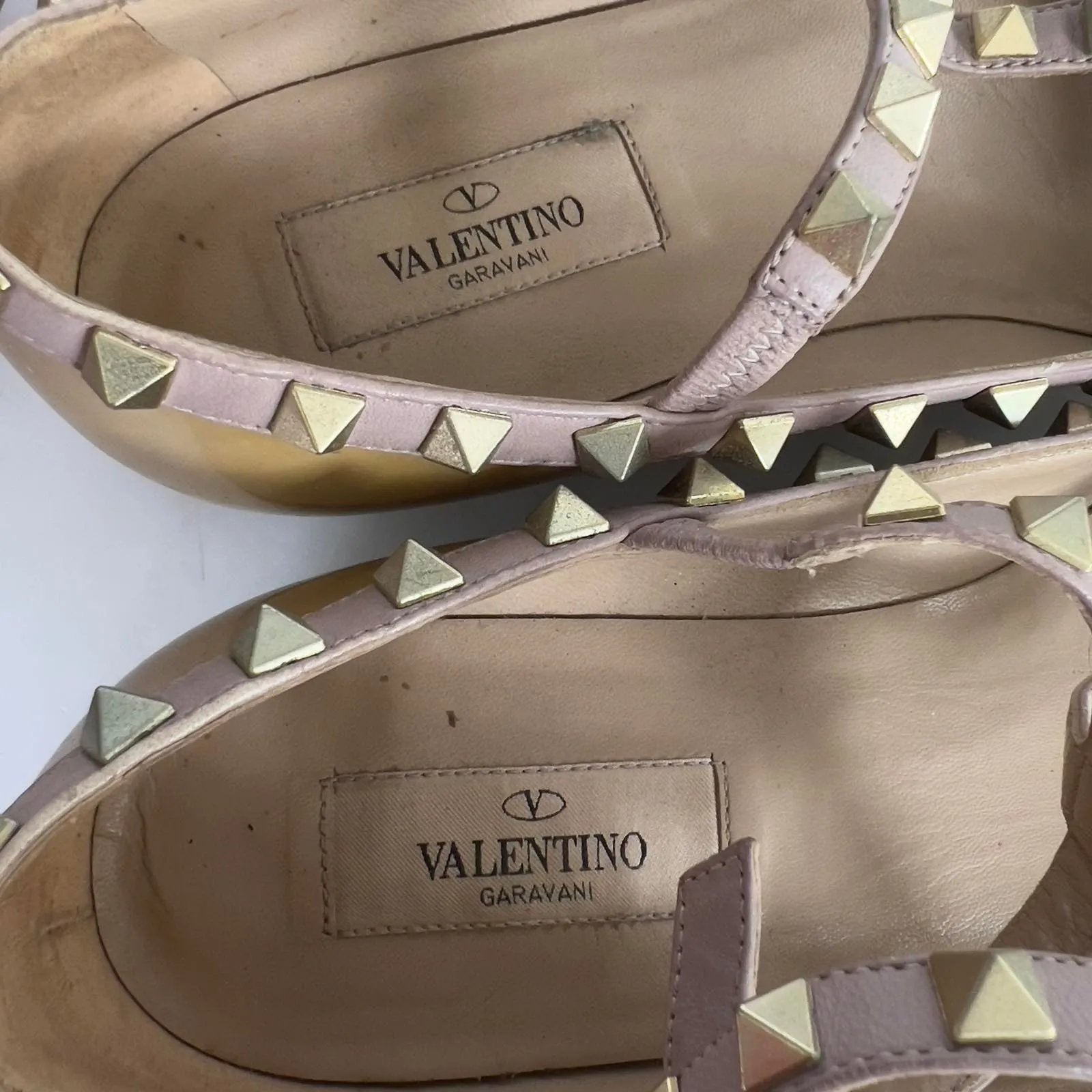 Rockstud Caged Ballet Flats