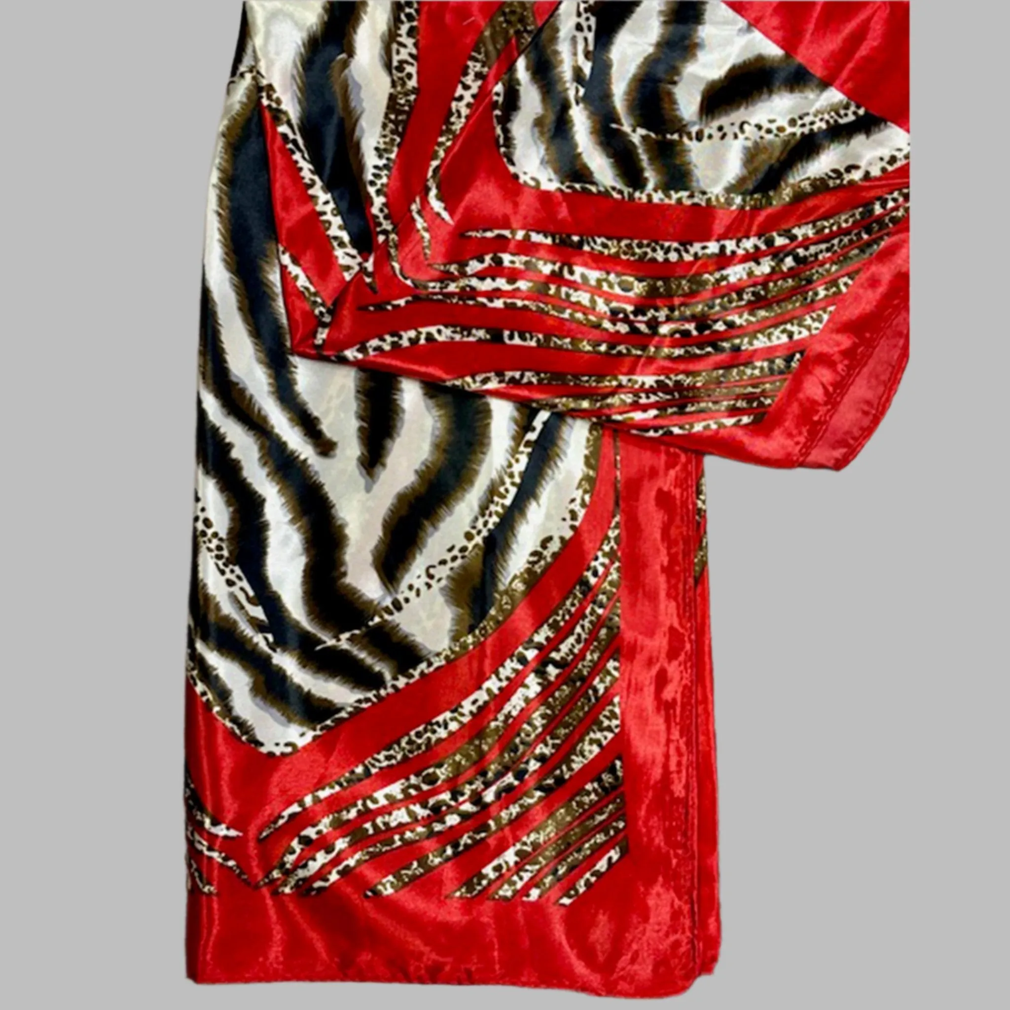 Rodeo Drive Red Animal Wild Rag